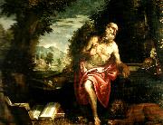 Paolo  Veronese st. jerome oil on canvas